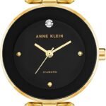 Anne Klein Women's Genuine Diamond Dial Bangle Watch