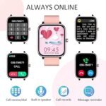 Smart Watch for Women, Answer/Make Call, 1.32'' AMOLED Ultra-Clear Screen Fitness Tracker with Heart Rate/Sleep/SpO2 Monitor, Smartwatch for iPhone/Samsung/Android, 110+ Sport Modes, 3ATM Waterproof - Image 2
