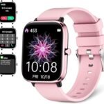 Smart Watch for Women, Answer/Make Call, 1.32'' AMOLED Ultra-Clear Screen Fitness Tracker with Heart Rate/Sleep/SpO2 Monitor, Smartwatch for iPhone/Samsung/Android, 110+ Sport Modes, 3ATM Waterproof