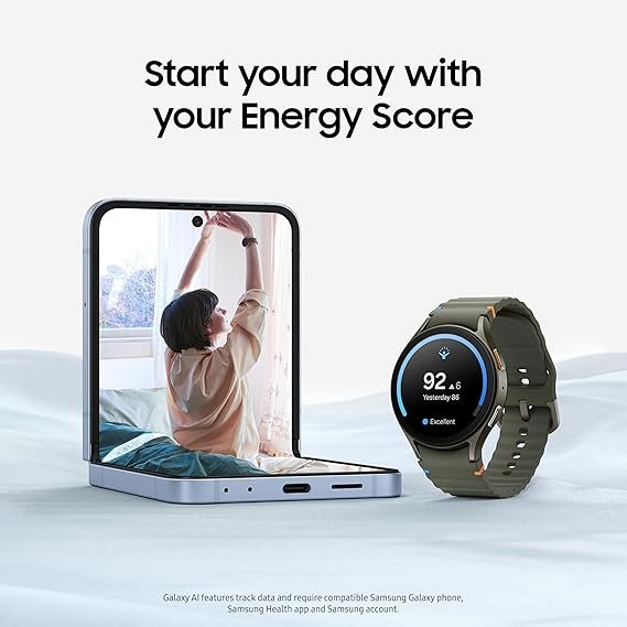 Samsung Galaxy Watch 7 40mm Bluetooth AI Smartwatch w/Energy Score, Wellness Tips, Heart Rate Tracking, Sleep Monitor, Fitness Tracker, 2024, Cream [US Version, 1Yr Manufacturer Warranty] - Image 3